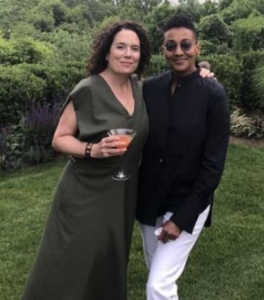 Lisa Hintelmann with her spouse Robyn Crawford